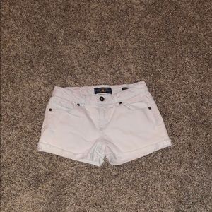White jean shorts for kids